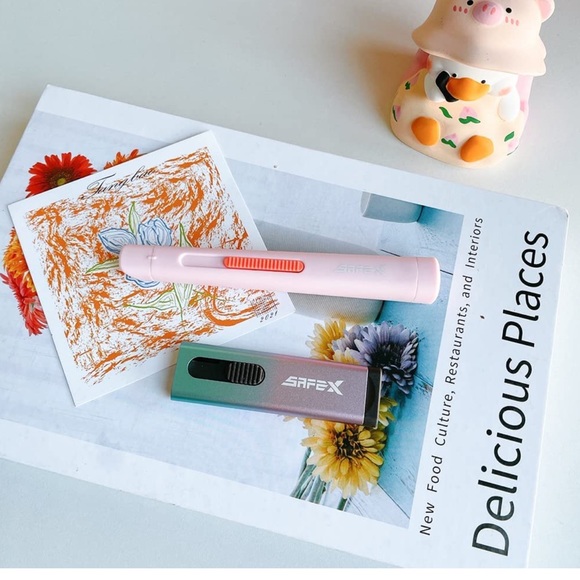 SAFEX Box Cutter Retractable Safety Ceramic Blade Manual Carton Cutter pink NWT - Picture 5 of 8